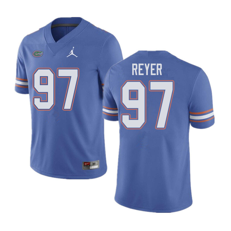 Jordan Brand Men #97 Theodore Reyer Florida Gators College Football Jerseys Sale-Blue